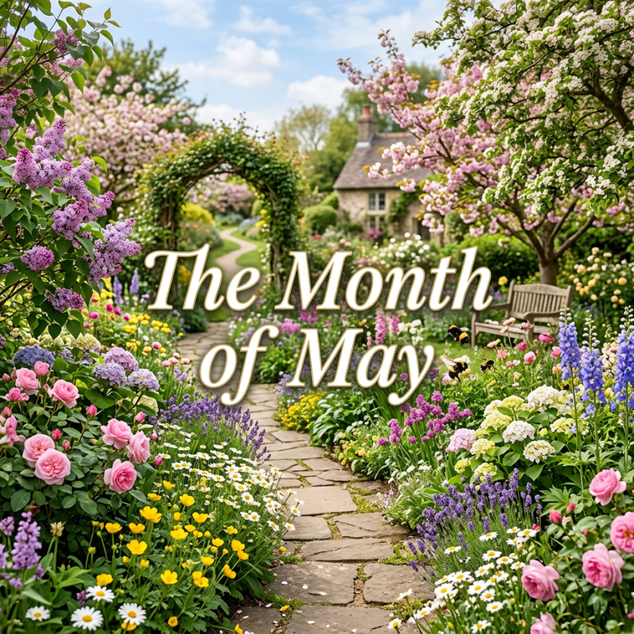 Add text The Month of May